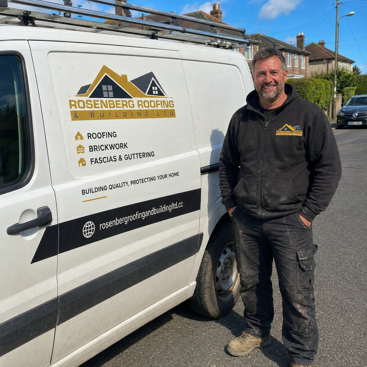 Elijah Rosenberg, owner of Rosenberg Roofing & Building Ltd